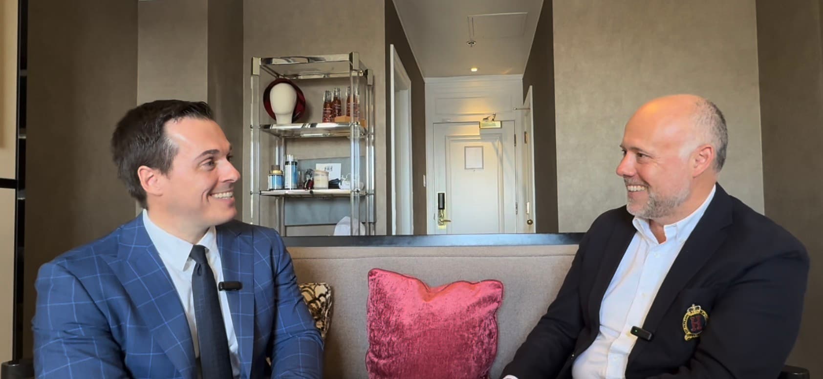Laurent Delporte en entretien avec Jean-François Vary, directeur général du Fairmont Le Château Frontenac
