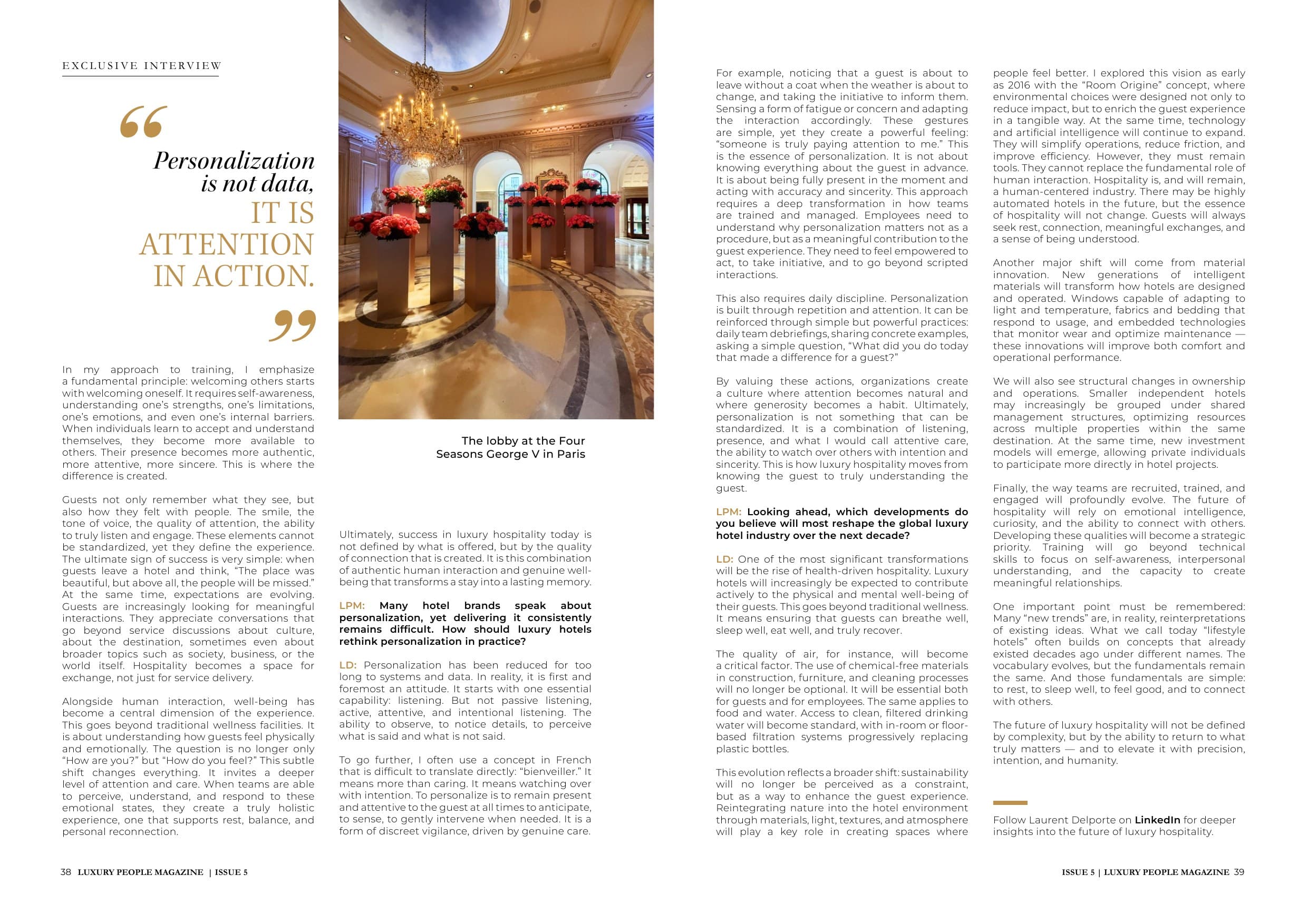 Le Magazine de L'Express — interview Sofitel juin 2026
