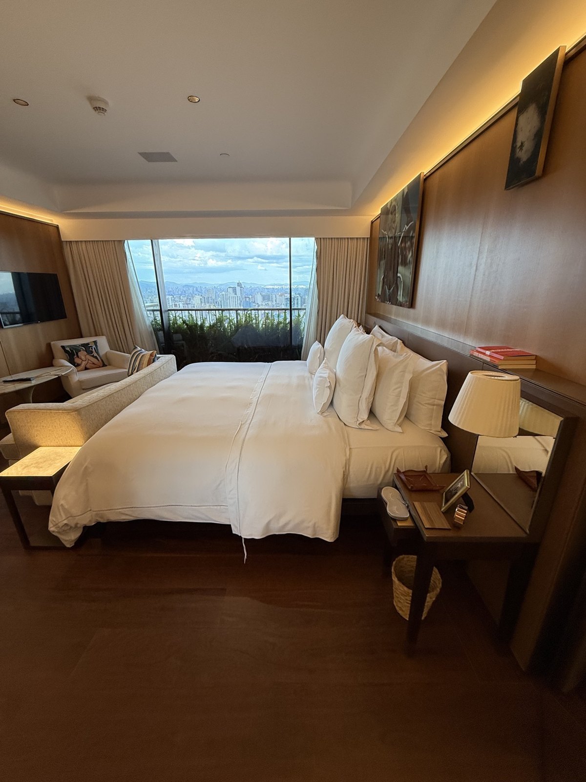 Room with a view over São Paulo at Rosewood São Paulo