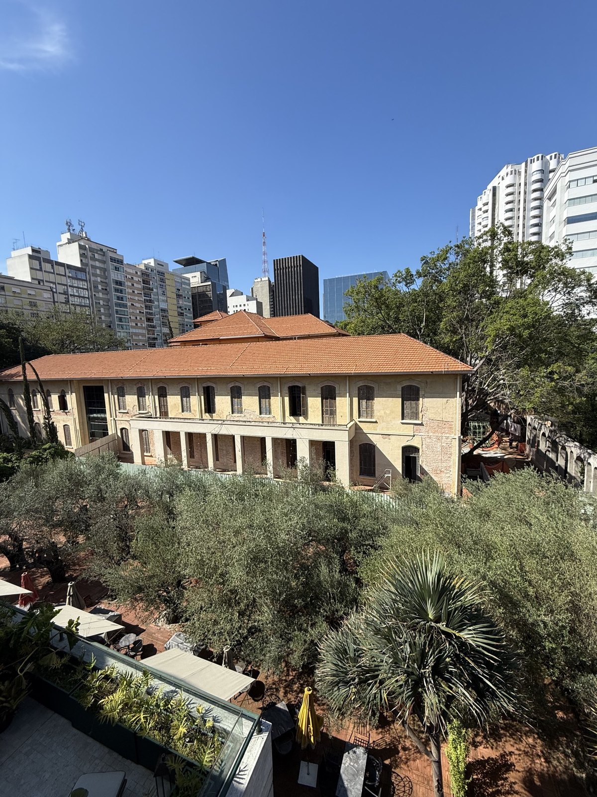 The former Matarazzo maternity hospital, the historic building of Rosewood São Paulo